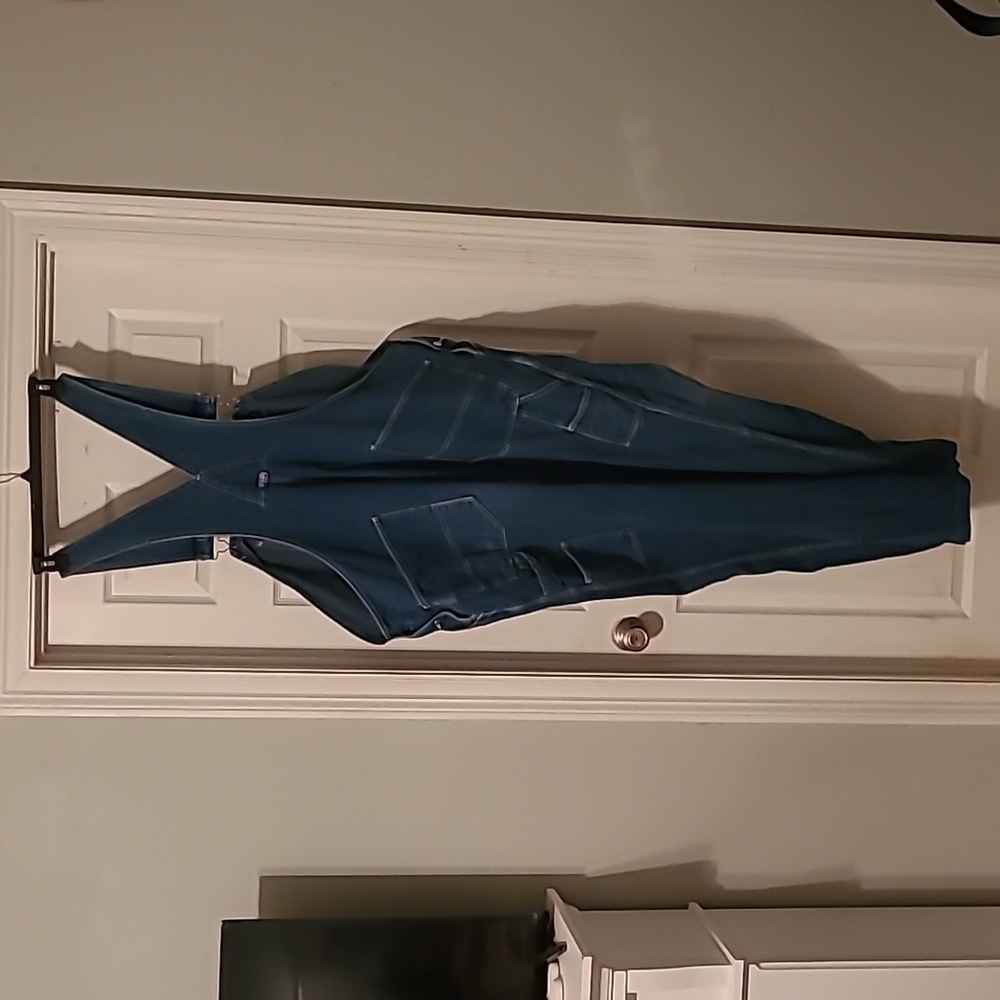 Big Smith Blue Denim Overalls 56x32 - Picture 10 of 12